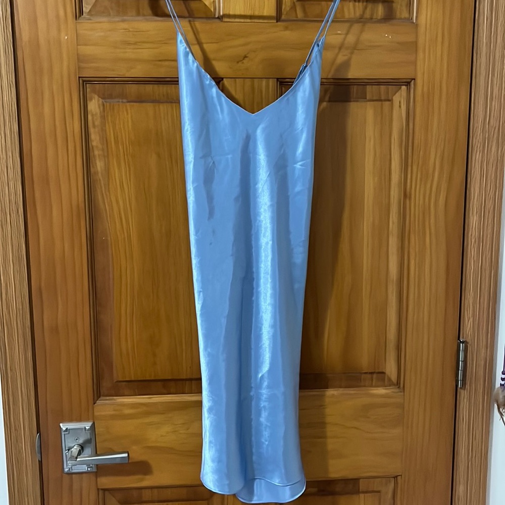 Victoria Secret Slip Dress. Size Large. Baby Blue.